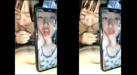 Video call cho bạn thân xem lúc bạn gái BJ